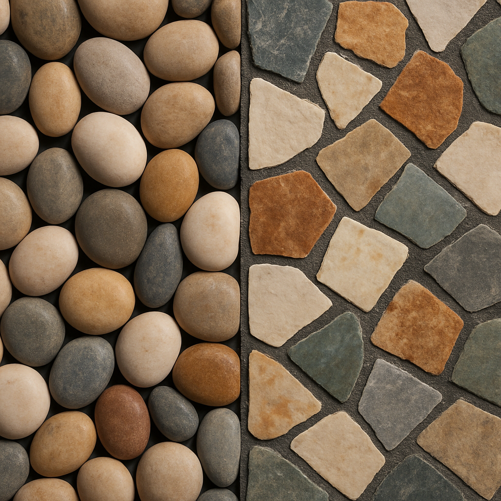 Pebble and Mosaic Stones